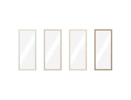 Espelho De Parede Para Casa Esprit Bege Castanho Cinzento Urbana 67 X 2 X 156 Cm (4 Unidades)