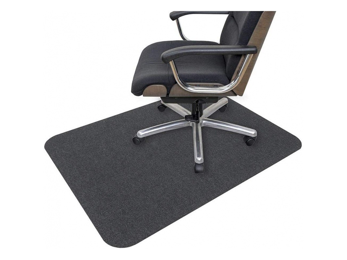 Tapete Protetor Para Cadeiras, Tapetes De Chão Impermeáveis ​​e Antiderrapantes (cinza Escuro - 90x120cm) Cuich