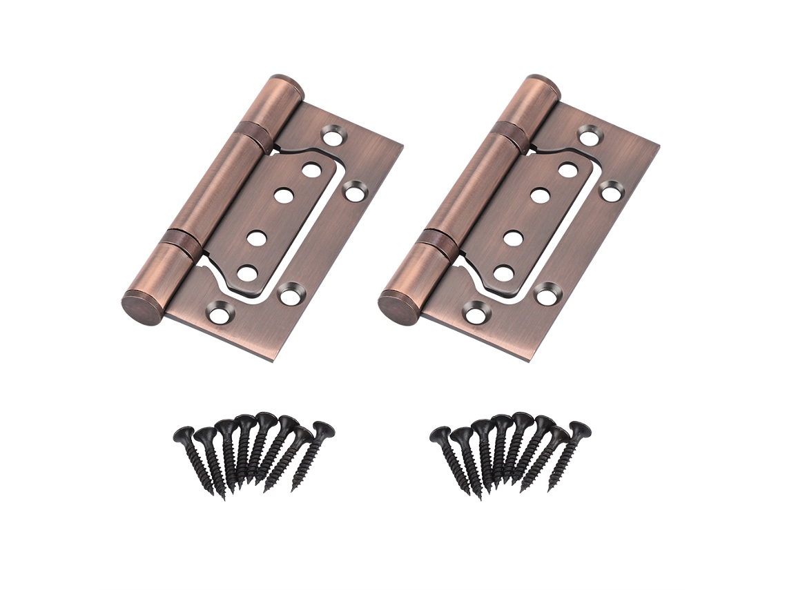 Dobradiças De Bronze Vermelho Laxiscreed Com Rolamentos De Ferro Resistentes Para Portas Pesadas