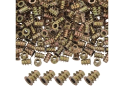200 Unidades De Insertos Roscados Hexagonais Alta Resistência M4x10mm