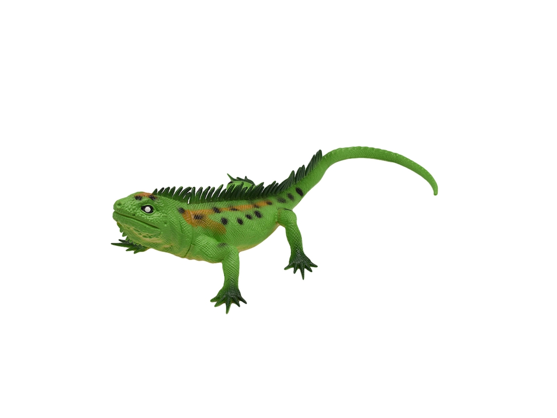 Ats juguete de Lagarto Realista com Apito Ao Apertar, Juguete de Réptil para Brincadeiras e Descompressão Verde