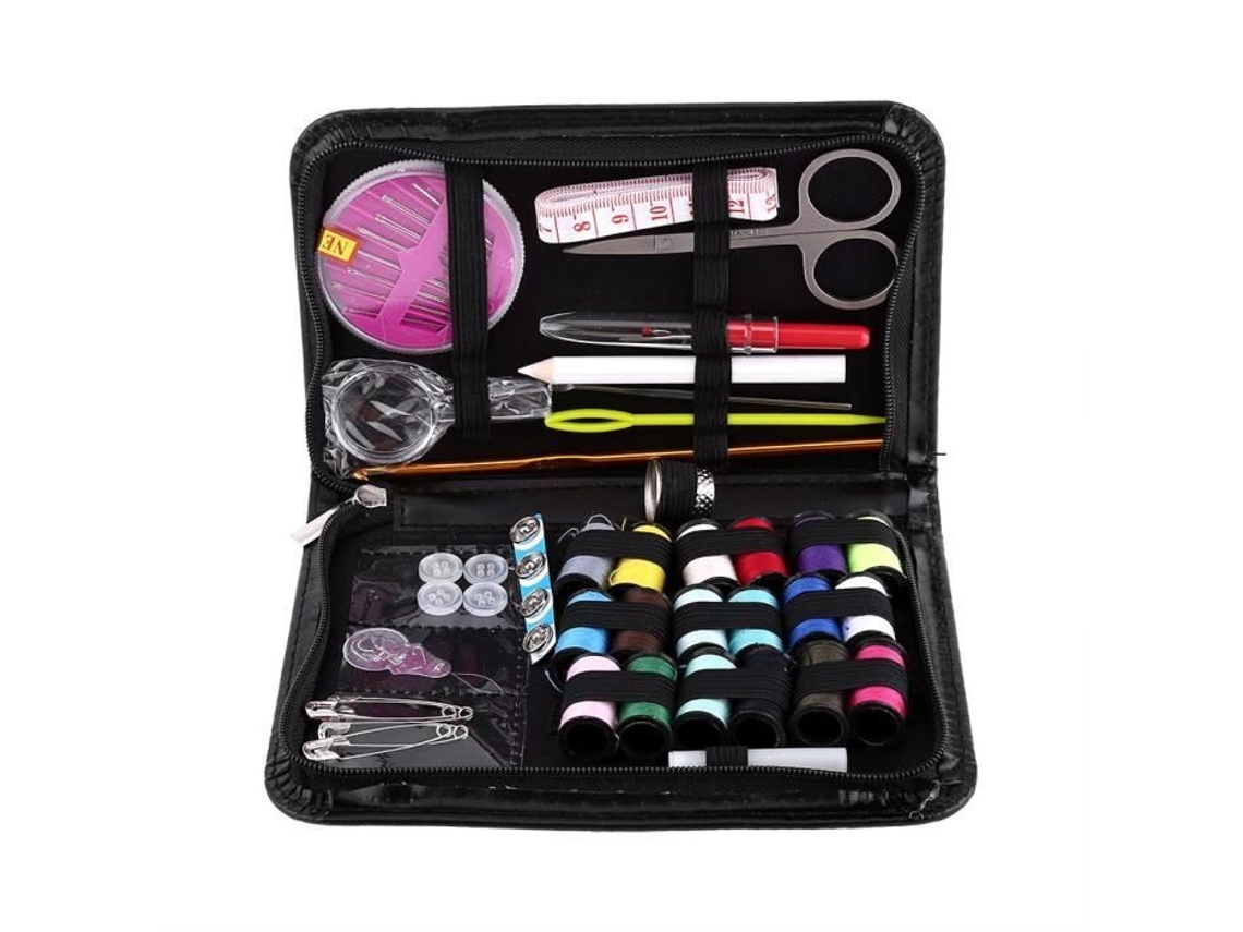 Kit de Costura 18 Pçs Fios de Cores Misturadas Diy Pontos de Tricô para Artesanato Conjunto de Costura para Bordados Passador de Linha HURRISE