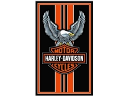 Toalha De Praia Microfibra Harley Davidson Águia