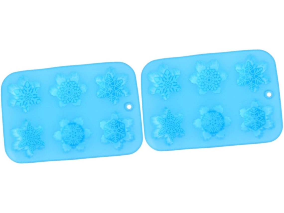 De Silicone De Alta Tenacidade Para Sabonetes, Com 2 Cavidades Para Fazer Neve, Leve E Fácil De Gokoco