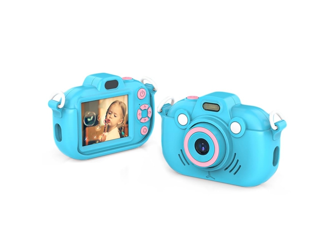 (azul + 32 Gb) Câmera Digital Infantil De 2,4 Polegadas Com Zoom De 16x E Gravação De Vídeo Em 2,7k (padrão Europeu)