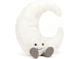 2026 peluche de Luna Amuseable, Peluche de Luna Grande, Apto Desde El Nacimiento. 85 % Poliéster, 15 % Algodón.
