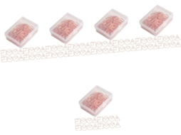 Doitool Série 5 - Clips Decorativos Geométricos, Acessórios de Mesa, Clips para Estudantes, Escrivaninha e Artesanato, 60 Peças