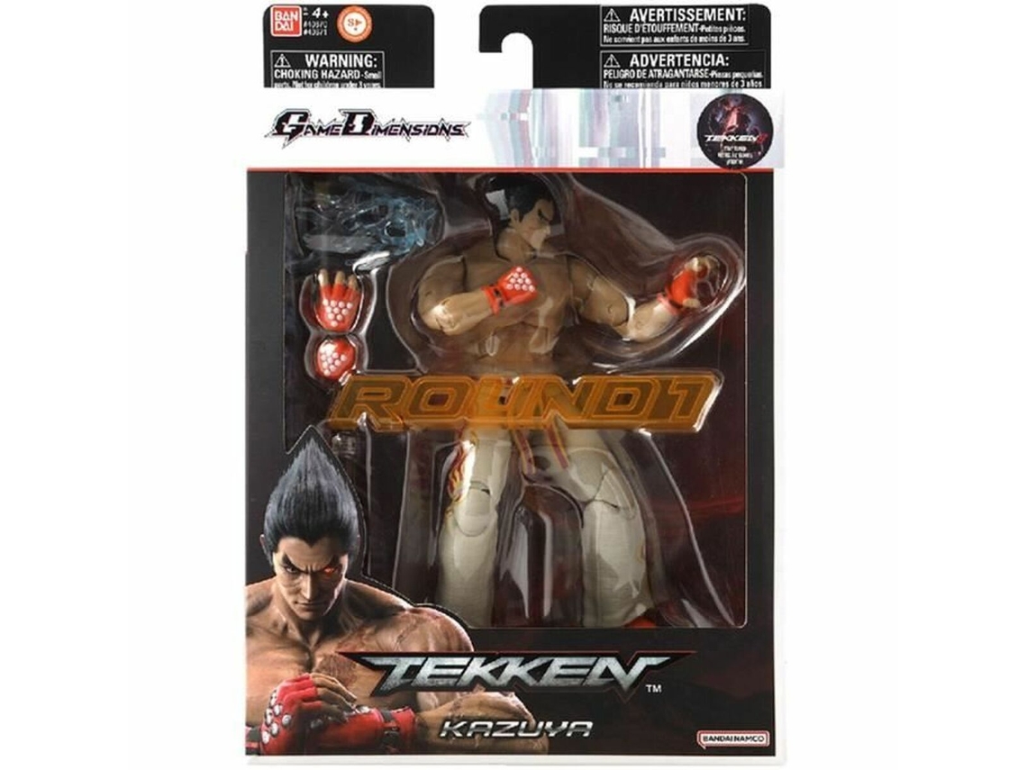 Figuras de Ação BANDAI Tekken Kazuya Mishima 17 cm