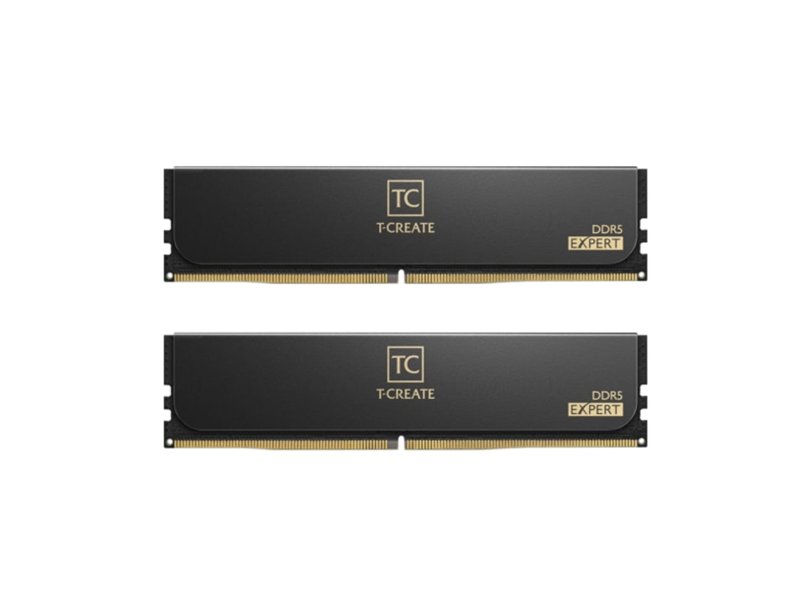 メモリー Team T-CREATE EXPERT 64GB DDR5 6400MHz EXPERT DDR5 DESKTOP MEMORY BLACK 64GB(2x32GB) 6400MHz CL34