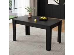 Mesa Retangular Preta Moderna N634p215552s VELTRIX