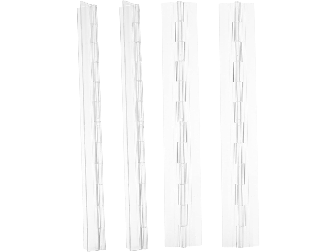 Conjunto De 4 Acrílico Para Portas Caixas E Estojos Joias Madeira.