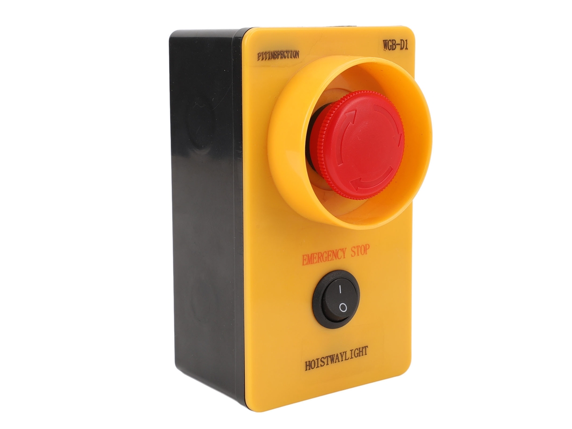 Interruptor De Emergência Laxiscreed Com Luz, Ideal Para Minas E Locais De Trabalho Industriais