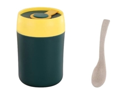 Caixa de alimentos de aço inox portátil com isolamento a vácuo, com tampa Marca