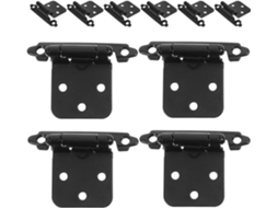 Healeved Conjunto De 10 Dobradiças Fechamento Automático Em Aço Inoxidável Para Armários E Portas Guarda Roupa