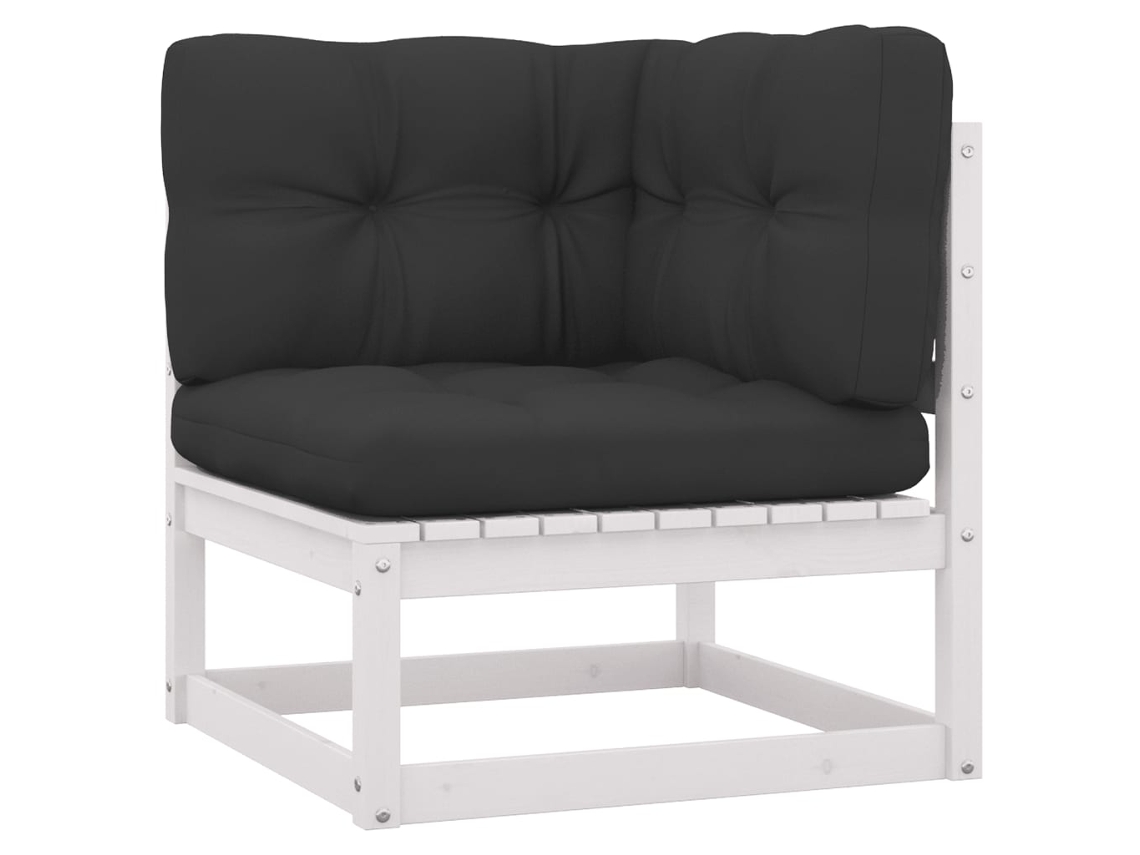 Corner Sofa, Corner Sofas Vidaxl Branco Madeira De Pinho (n/a)