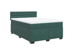 Box Spring Bed, Box Spring Beds Vidaxl Verde Veludo (160 X 200 Cm)