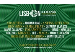 Bilhete LISB-ON JARDIMSONORO 2026