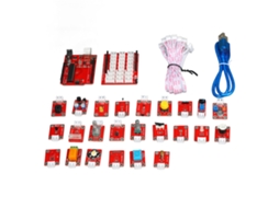 Kit de Aprendizagem com Placa de Desenvolvimento, Sensores e Módulo Led S/MARCA