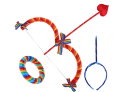 Acessório Para Cosplay De Cupido: Arco E Flecha - Tiara De Espuma Leve E Reutilizável