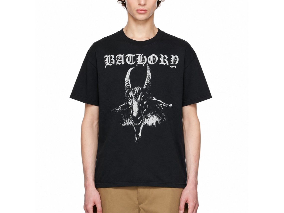 Bathory Goat Logo T-shirt Unisex Adults Size:l