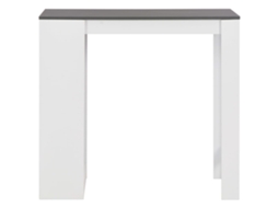 Mesa Bar com Prateleira Branco 110x50x103 Cm MAISON EXCLUSIVE