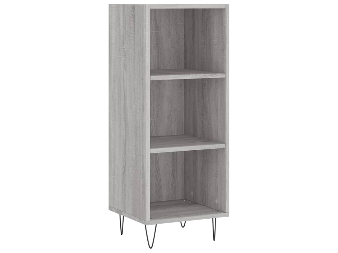 Aparador Cor Sonoma Cinzento MAISON EXCLUSIVE Madeira Processada 34,5x32,5x90 cm