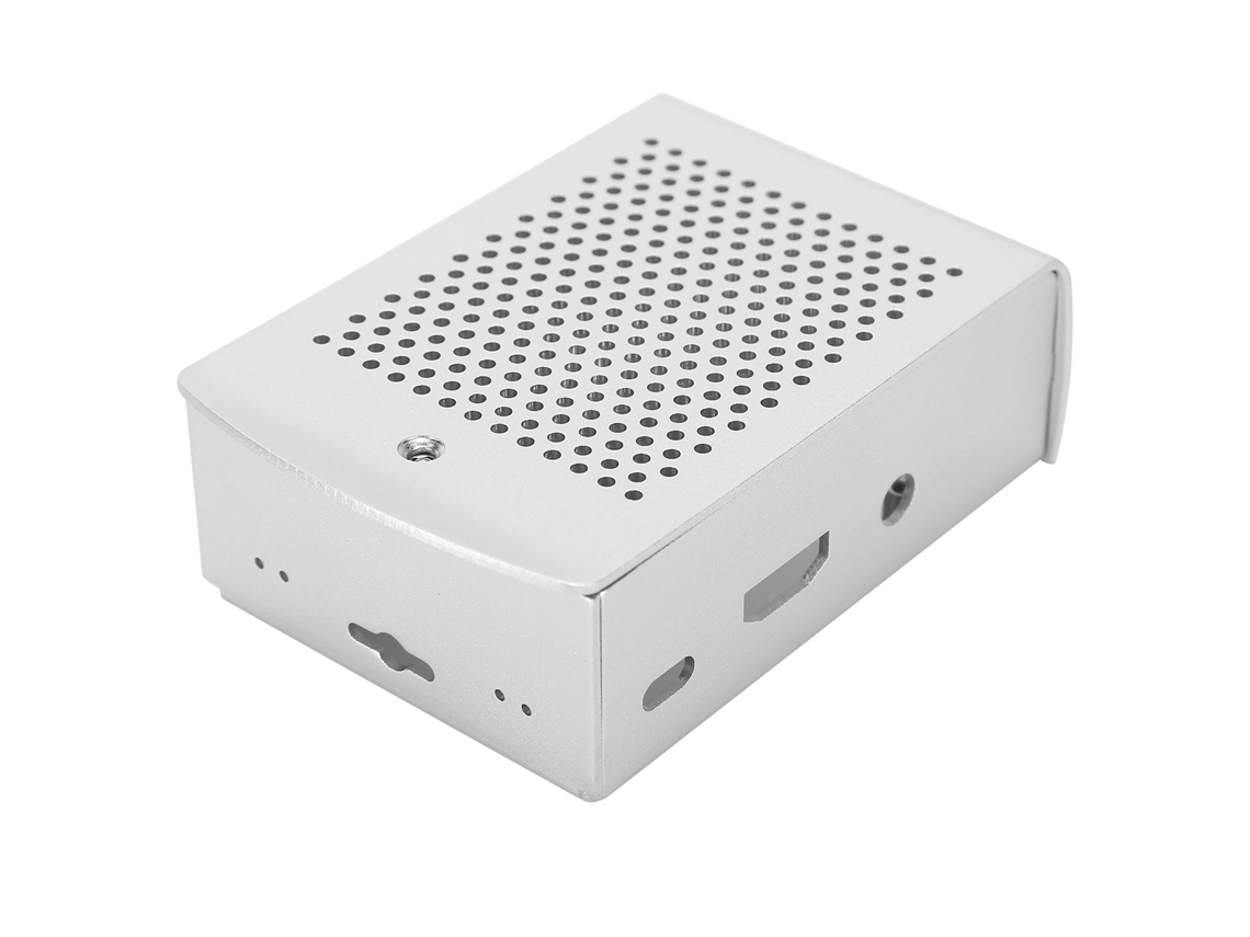 Laxiscreed Case De Alumínio Para Raspberry Pi Com Dissipador E Ventoinha
