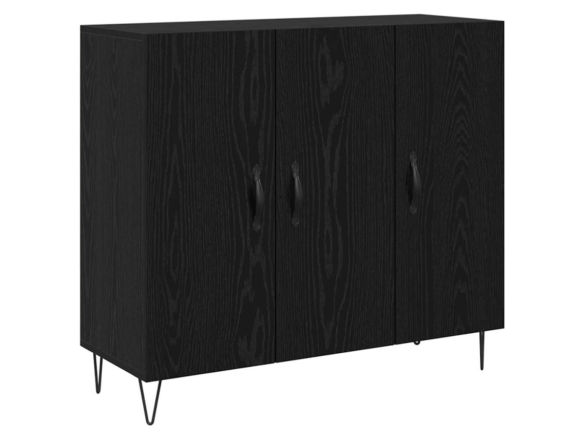 Buffet Carvalho Preto 90x32,5x80 cm Madeira Processada MAISON EXCLUSIVE