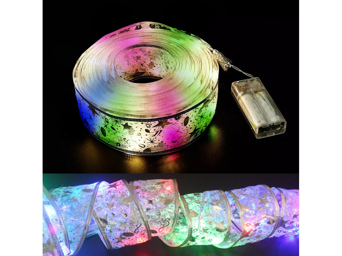 Luzes de fada LED em fita de 5/10m para Natal e jardins S/MARCA
