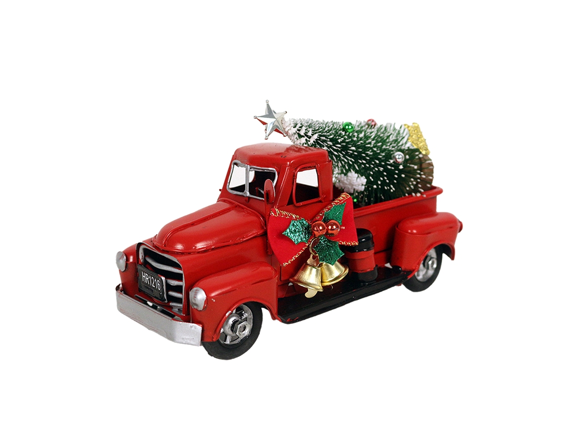Décor de Carro com Modelo de Caminhão Vermelho LAXISCREED
