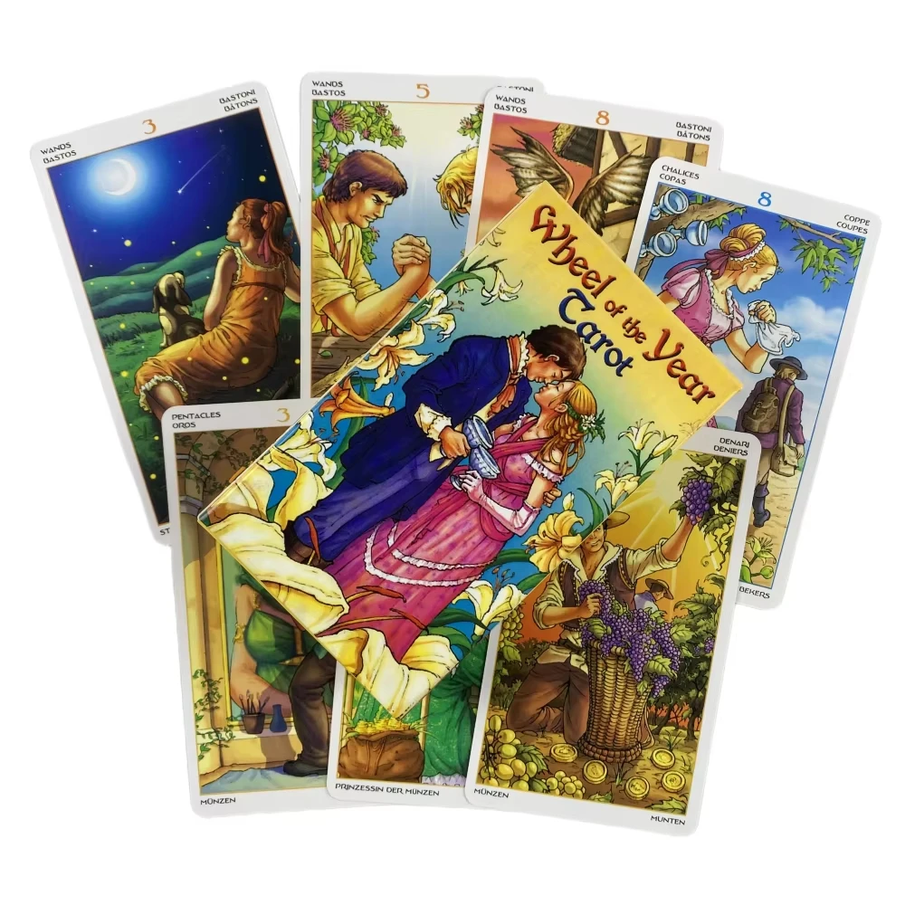 Jogo De Tarô De Tabuleiro "roda Da Fortuna", Com 78 Cartas, Um Dos Mais Vendidos E Totalmente Em Inglês.