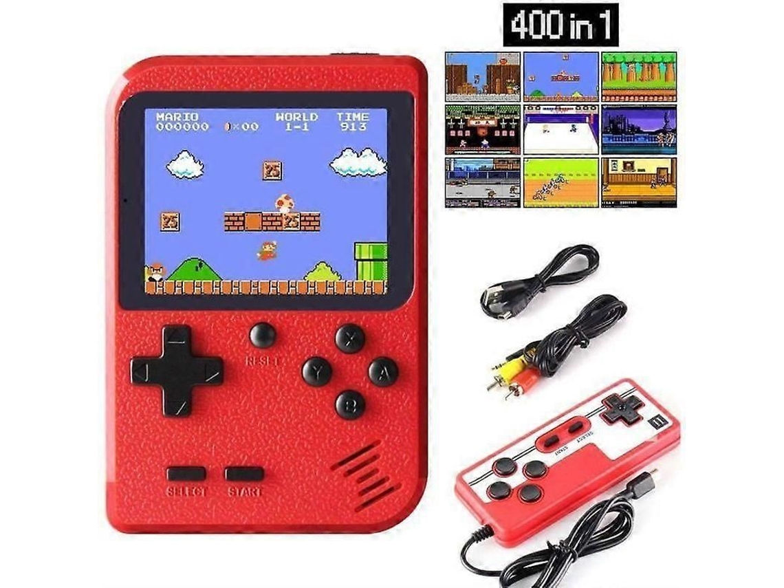 Console de Jogos Portátil Retrô, 28 Polegadas, 400 Jogos GOKOCO
