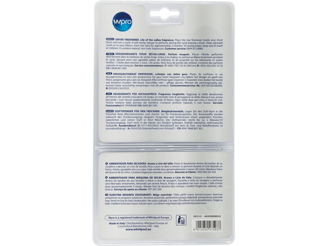 Frescura do Secador WHIRLPOOL DDS101