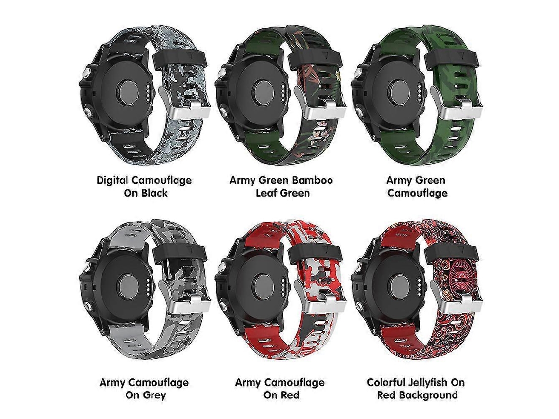 Pulseira De Silicone Impressa Com Liberação Rápida Para Relógio Inteligente Forrunner Olysi Shop