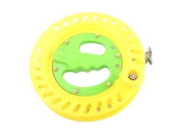 Carretel de Plástico Resistente para Linha de Pesca/linha de Pipa 22 Cm AQUAFORGE (amarelo)
