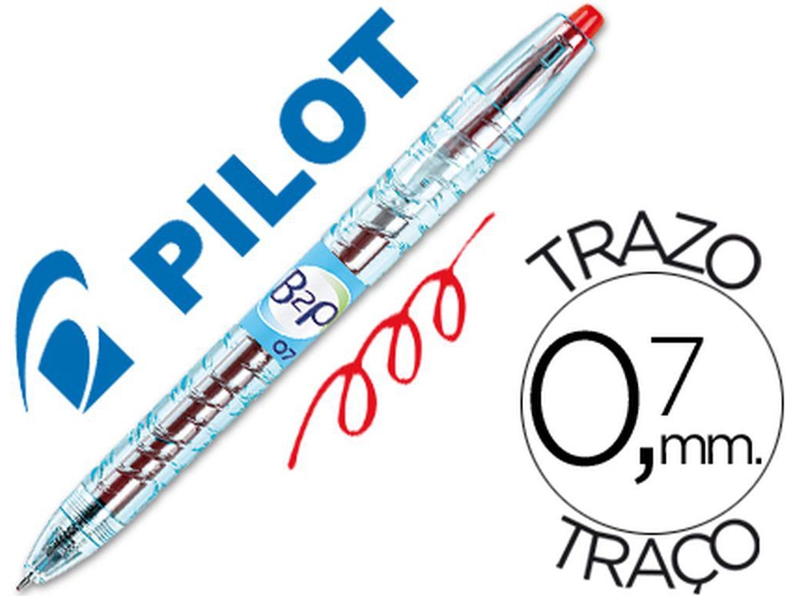 Esferográfica Pilot Gel B2P Vermelho0