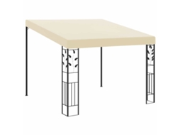 Vidaxl Gazebo De Parede 3x3x2,5 M Creme