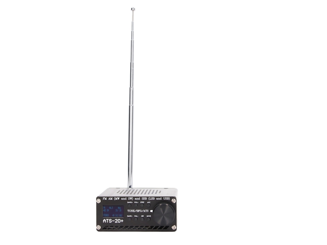 Laxiscreed Rádio Wireless De Banda Completa Com Tela De 0.96 Polegadas E Interface Sma Portátil