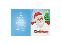 Laxiscreed Cartões De Natal Artesanal Com Pintura De Diamante Diy, Designs Criativos E Seleção De Padrões Requintados