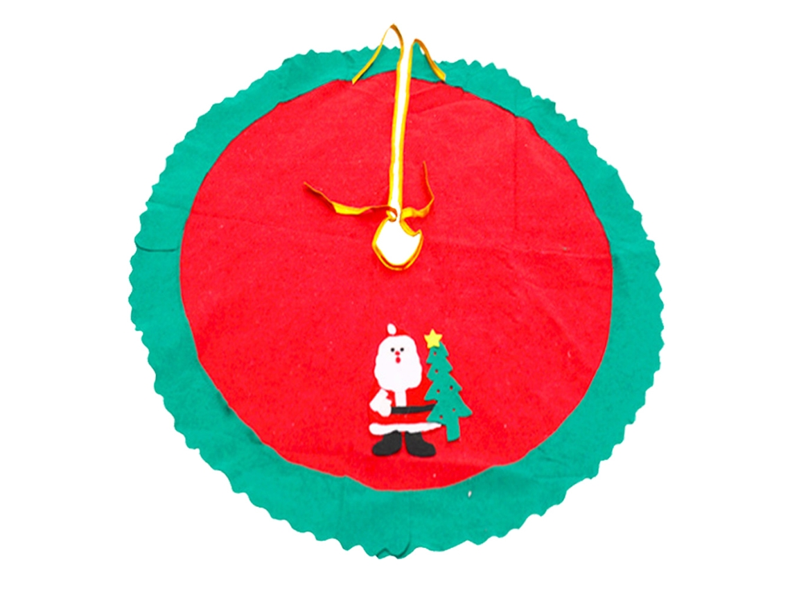 Decorações de Natal 90Cm Pano Cartoon Saia de Árvore de Natal Style2