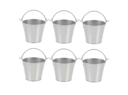 6pcs Vaso De Flores De Ferro Allinless
