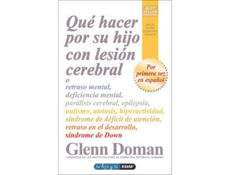 Livro Qué Hacer Por Su Hijo Con Lesión Cerebral de Glenn Doman