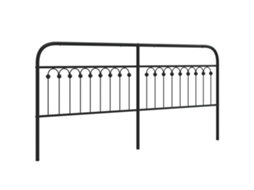 Headboard, Headboards Vidaxl Preto Aço (200 Cm)