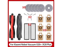 Acessórios Para Aspirador Robô X20 + / X20 Plus: Escova Lateral Principal, Filtro Hepa, Pano De Limpeza, Sacos De Pó E Peças De Reposição.