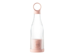 Extractor de Suco Portátil Multifuncional 450ml, Sem Bpa, Branco/Rosa