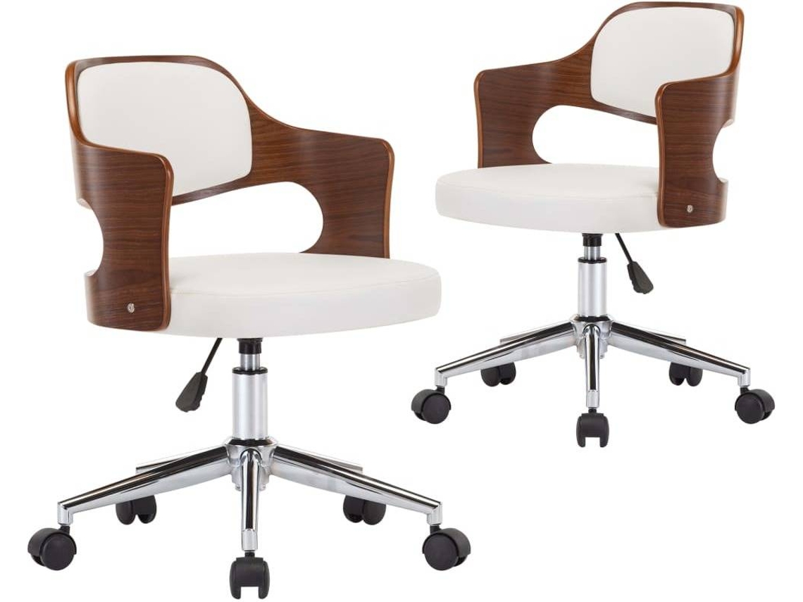 Dining Chair, Dining Chairs Vidaxl Branco Couro Artificial (n/a)
