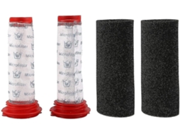 Filtro de vara principal lavável + inserção de espuma para aspirador de pó sem fio Bosch Athlet (2 peças