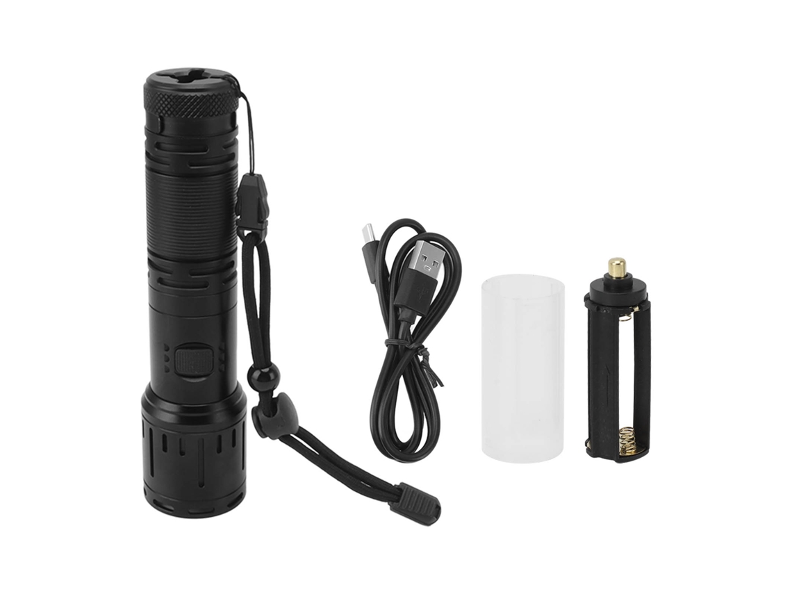 Lanterna LED 10000lm 5 Modos USB IPX waterproof | S/MARCA
