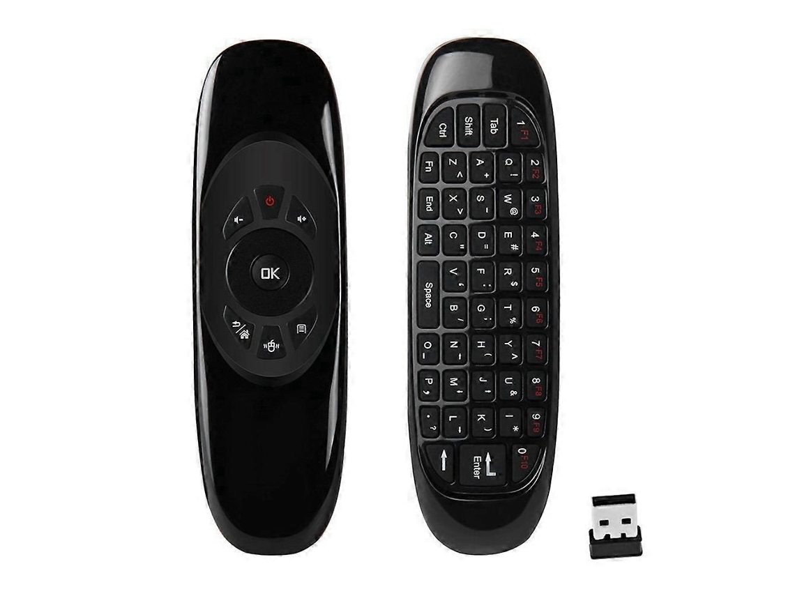Controle Remoto Sem Fio 2.4g Com Mouse Aéreo, Controle De Voz E Teclado Giroscópico Para Android Tv Box Max A95x F3.