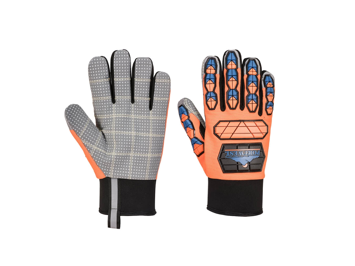 Luva Aqua-seal Pro - Proteção Total Para Suas Mãos Laranja Azul / Gg